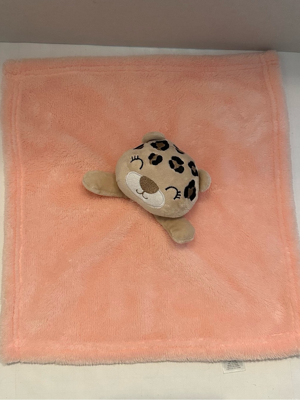 Baby Gear Pink Plush Leopard Lovey